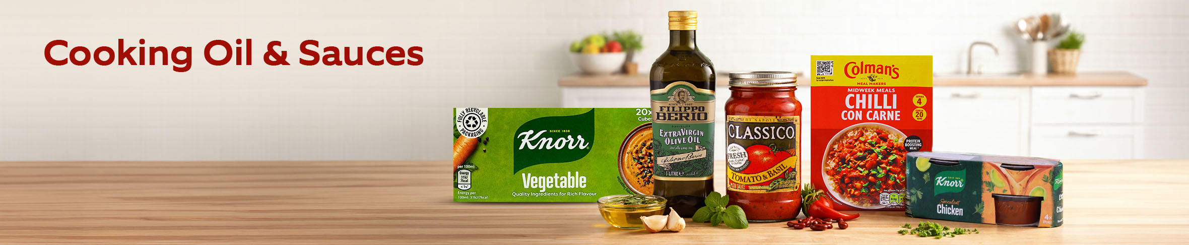 Cooking Oil & Sauces